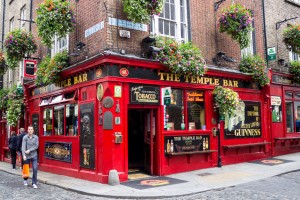 Temple Bar im kreativen und touristischen Stadtteil Temple Bar