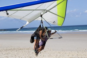 Landung am Strand