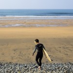 Surfer am White Strand
